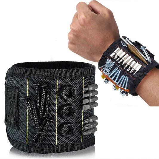 50% Off! Magnetic Wristband for Screws, Nails & Tools – Perfect DIY Gadget for Men & Women