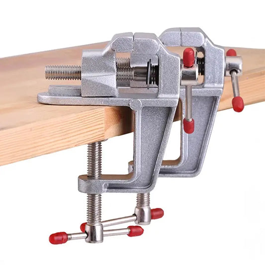 35MM Aluminum Alloy Bench Clamp Vise – Multi-Functional Table Vise for DIY, Craft, and Repair Tools